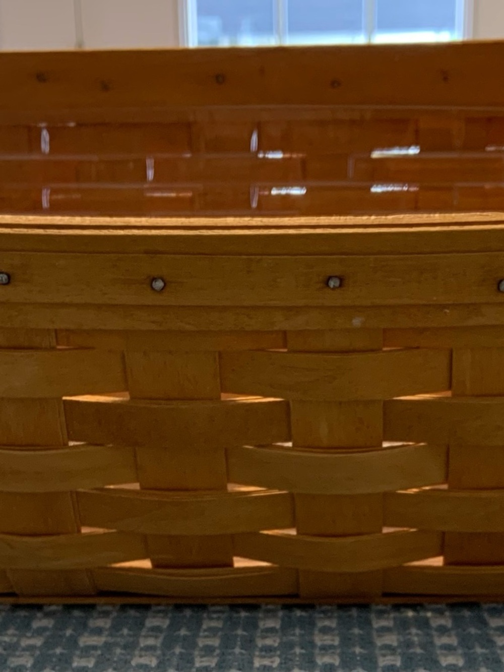 Longaberger Vanity Basket and Protector - Picture 7 of 7